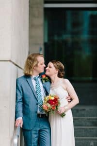 Alissa and Josh's wedding at the Grand Rapids Art Museum located downtown Grand Rapids. The GRAM is a beautiful timeless wedding venue.