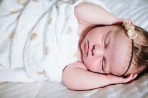 An in home lifestyle newborn session in Wayland, Michigan for baby Roselyn.