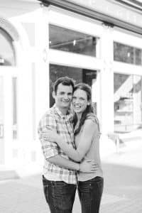 A downtown Grand Rapids Engagement session.