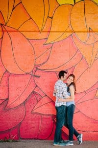 A downtown Grand Rapids Engagement session.