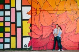 A downtown Grand Rapids Engagement session.