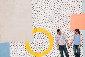 A downtown Grand Rapids Engagement session.