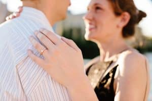 A downtown Grand Rapids Engagement session.