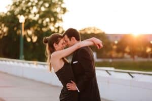 A downtown Grand Rapids Engagement session.