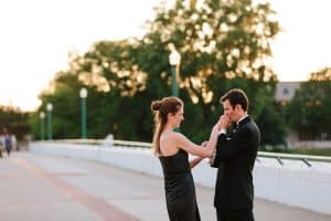 A downtown Grand Rapids Engagement session.