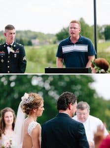 This blush pink Grand Rapids wedding was at Watermark Country Club. Florals and Design by Modern Day Floral and Events. Photography by Mae Photo Co.