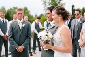 Nick and Abby's wedding at the Pinnacle Center in Hudsonville Michigan.