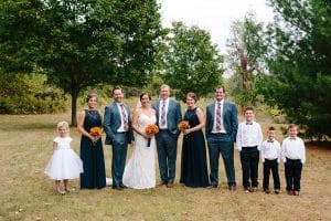 Tarra and Kevin had a Fall wedding in Michigan at John Park; a Grand Rapids park.