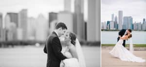 Steph and Ken had a Chicago wedding at the Willis Tower Metropolitan Club and had photos taken in the skydeck.