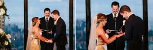 Steph and Ken had a Fall Chicago wedding at the Willis Tower Metropolitan Club and had photos taken in the skydeck.