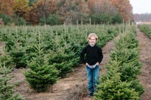 Family pictures at Vormittag Tree Farm in Grand Rapids Michigan.