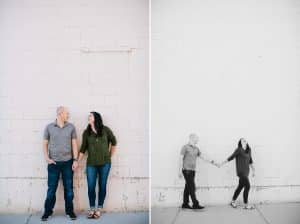 A downtown Grand Rapids engagement session at Riverside park and the sixth street bridge.