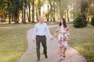 A downtown Grand Rapids engagement session at Riverside park and the sixth street bridge.