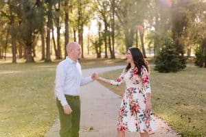 A downtown Grand Rapids engagement session at Riverside park and the sixth street bridge.