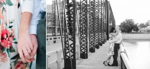 A downtown Grand Rapids engagement session at Riverside park and the sixth street bridge.