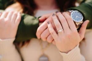 A Fall engagement session in Grand Rapids Michigan at Provin trails and some locations downtown. Haley and Tyler brought along their rescue dog and we enjoyed some beautiful fall colors!