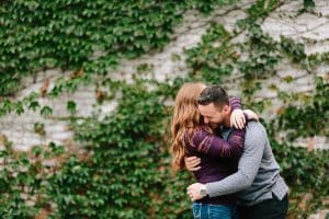 A Fall engagement session in Grand Rapids Michigan at Provin trails and some locations downtown. Haley and Tyler brought along their rescue dog and we enjoyed some beautiful fall colors!