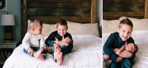 A family and newborn photography session in Grand Rapids, Michigan.