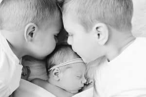 A family and newborn photography session in Grand Rapids, Michigan.