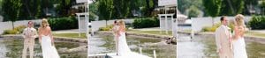 Melissa and Tony had a destination wedding at Bay Pointe Inn in Shelbville Michigan on Gun lake.