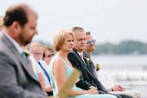 Melissa and Tony had a destination wedding at Bay Pointe Inn in Shelbville Michigan on Gun lake.