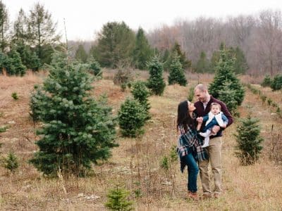 Winter Family Photography in Michigan