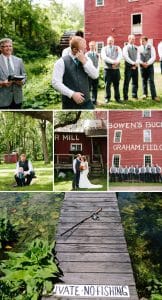 Ally and Mitch celebrated their wedding day at Bowens Mills in Middleville Michigan.