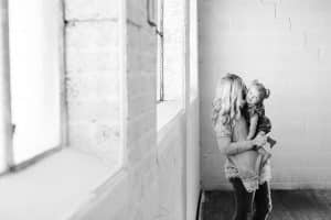 A one year old baby girl photography session in Grand Rapids.