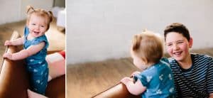 A one year old baby girl photography session in Grand Rapids.