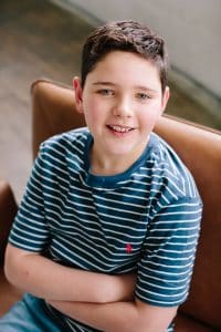 A Grand Rapids lifestyle family photography session in a studio.