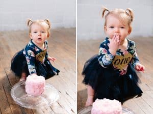 A one year old baby girl photography session in Grand Rapids.