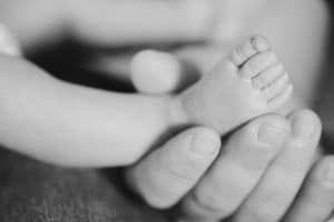 A newborn lifestyle session in Grand Rapids Michigan.