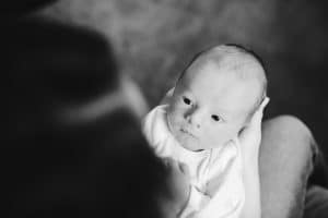 A newborn lifestyle session in Grand Rapids Michigan.