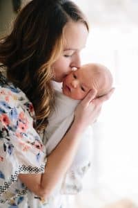 A newborn lifestyle session in Grand Rapids Michigan.