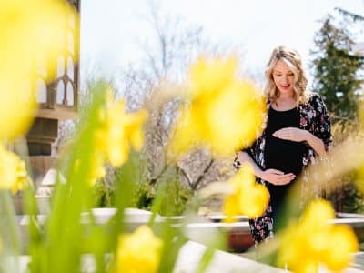 East Lansing Maternity Photographer | Kristin + Mark