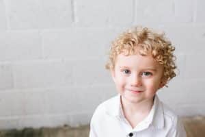 Grand Rapids family photos in a studio.
