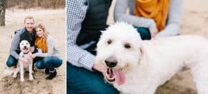Carter and Makenzie's downtown Grand Rapids engagement session at Provin trails.