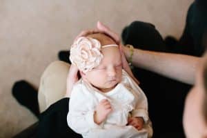 A Grand Rapids in home lifestyle newborn session.