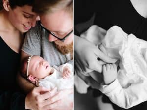 A Grand Rapids in home lifestyle newborn session.