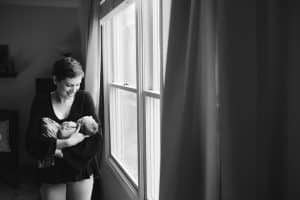 A Grand Rapids in home lifestyle newborn session.