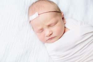 A Grand Rapids in home lifestyle newborn session.