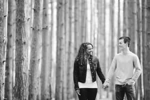 Rosy Mound Natural Area engagement photos.