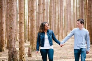 Rosy Mound Natural Area engagement photos.