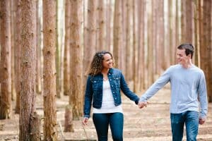 Rosy Mound Natural Area engagement photos.