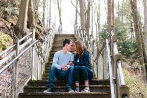 Rosy Mound Natural Area engagement photos.