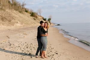 Rosy Mound Natural Area engagement photos.