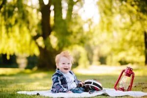 A Grand Rapids lifestyle family session for a one year old.