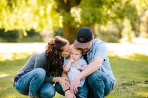 A Grand Rapids lifestyle family session for a one year old.
