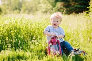 A Grand Rapids lifestyle family session for a one year old.