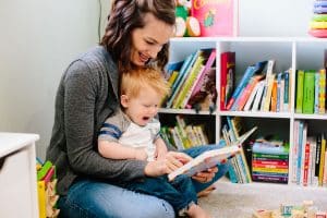 A Grand Rapids lifestyle family session for a one year old.